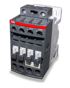 Contactor AF 24VUC 9A 3 main contacts 1 NC contact